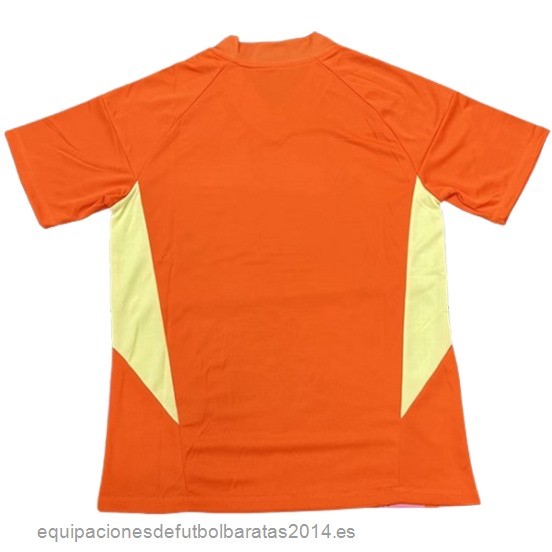 Nuevo Tailandia Portero Camiseta Italia 2024 Naranja Baratas